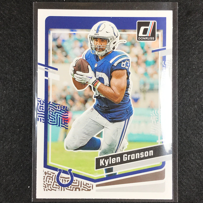 2023 Donruss Football KYLEN GRANSON Base Aqueous Test #128