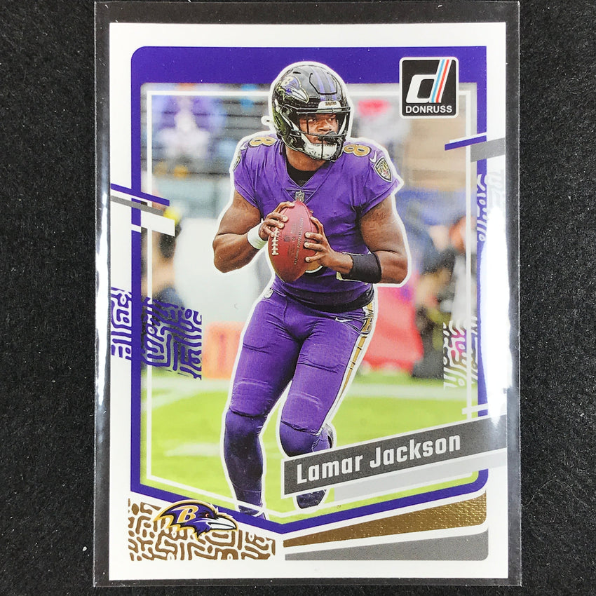 2023 Donruss Football LAMAR JACKSON Base Canvas #18