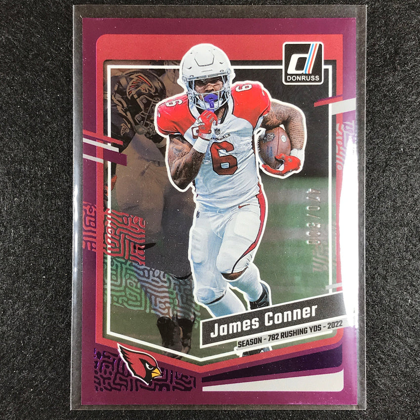 2023 Donruss Football James Conner Base Season Stat Line 470/500