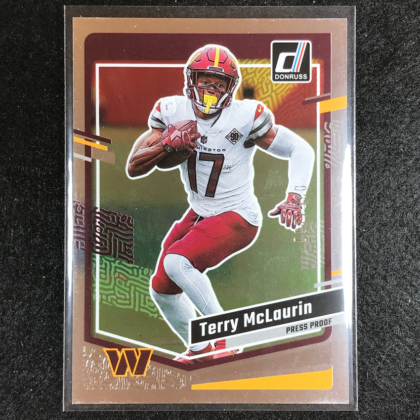 2023 Donruss Football Terry Mclaurin Base Press Proof Silver 35/100