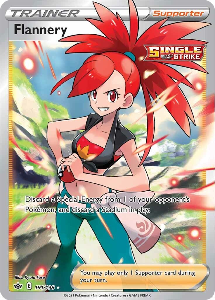 Flannery - 191/198 - Full Art Ultra Rare Chilling Reign