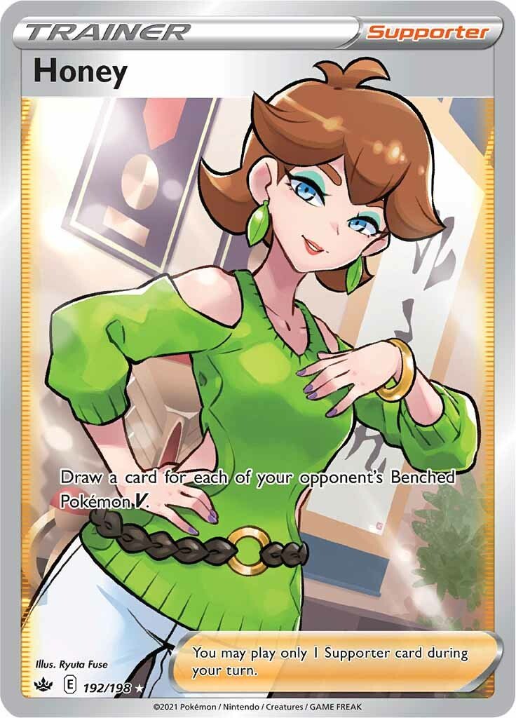 Honey - 192/198 - Full Art Ultra Rare Chilling Reign