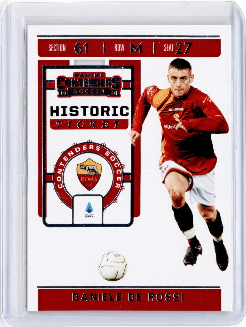 2019-20 Chronicles Soccer DANIELE DE ROSSI Historic Rookie Ticket #10-Cherry Collectables