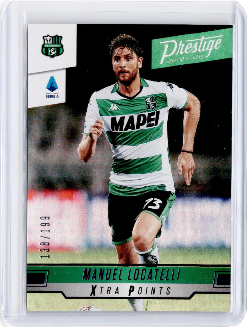 2019-20 Chronicles Soccer MANUEL LOCATELLI Prestige Xtra Points Purple 138/199-Cherry Collectables