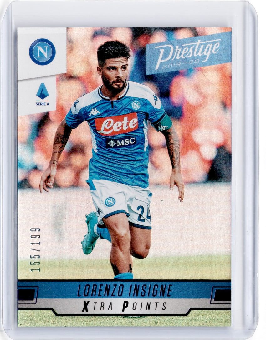 2019-20 Chronicles Soccer LORENZO INSIGNE Prestige Xtra Points Purple 155/199-Cherry Collectables