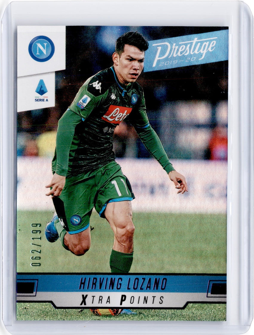 2019-20 Chronicles Soccer HIRVING LOZANO Prestige Xtra Points Purple 62/199-Cherry Collectables