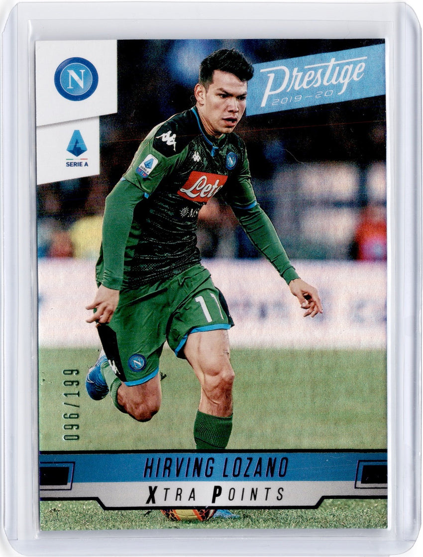 2019-20 Chronicles Soccer HIRVING LOZANO Prestige Xtra Points Purple 96/199-Cherry Collectables