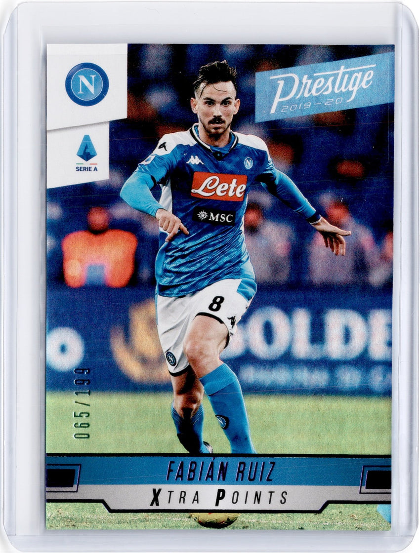 2019-20 Chronicles Soccer FABIAN RUIZ Prestige Xtra Points Purple 65/199-Cherry Collectables