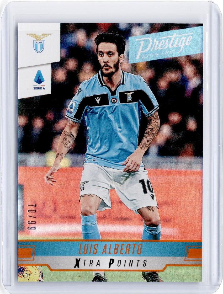 2019-20 Chronicles Soccer LUIS ALBERTO Prestige Xtra Points Orange 70/99-Cherry Collectables