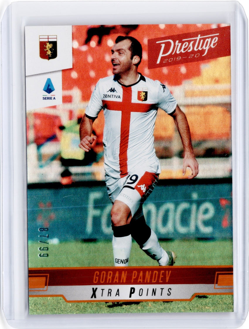 2019-20 Chronicles Soccer GORAN PANDEV Prestige Xtra Points Orange 87/199-Cherry Collectables