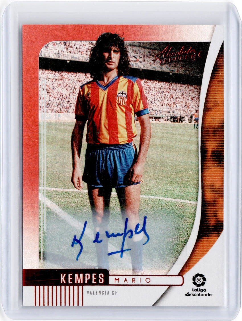 2019-20 Chronicles Soccer MARIO KEMPES Absolute Auto Red 21/51-Cherry Collectables