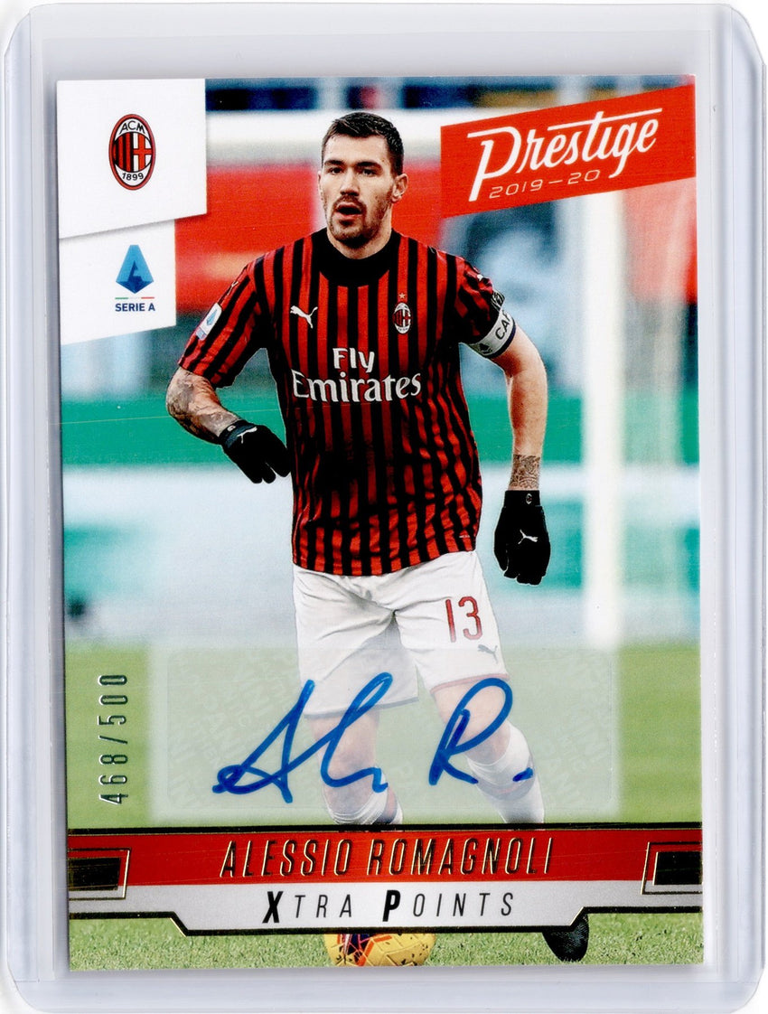 2019-20 Chronicles Soccer ALESSIO ROMAGNOLI Prestige Auto 468/500-Cherry Collectables
