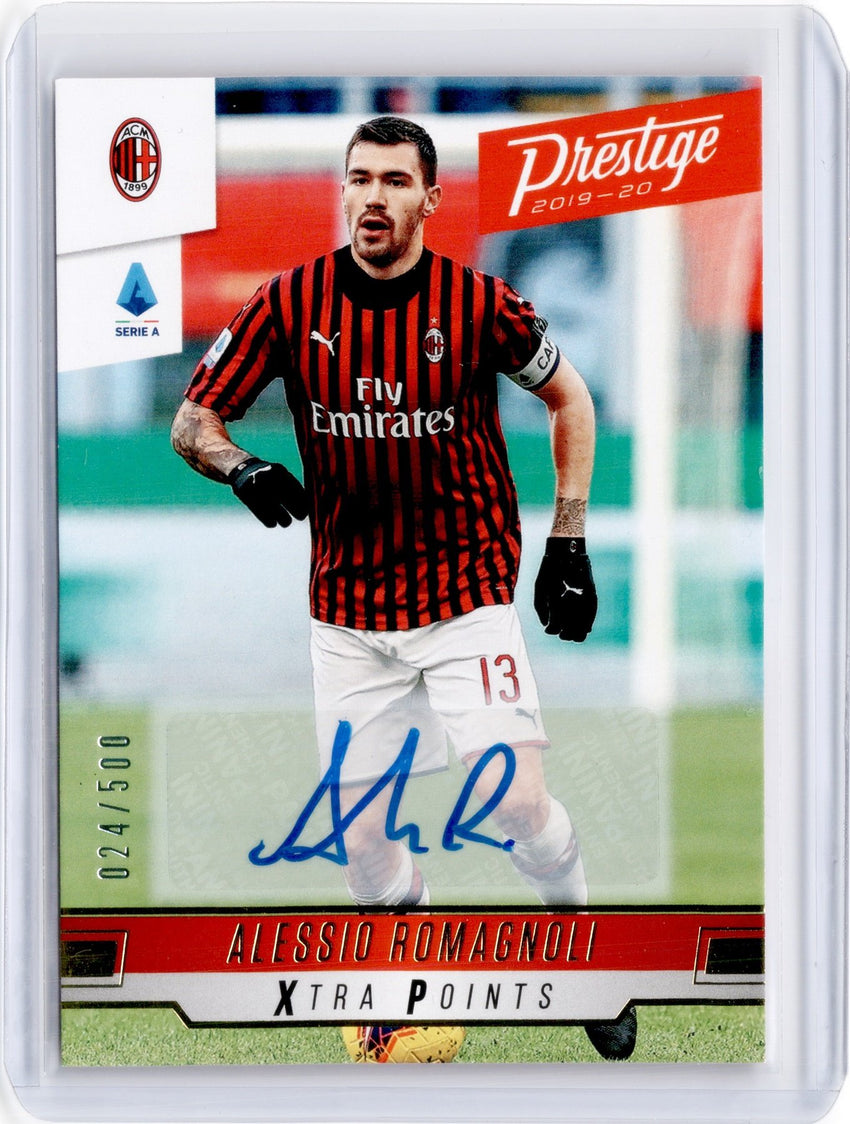 2019-20 Chronicles Soccer ALESSIO ROMAGNOLI Prestige Auto 24/500-Cherry Collectables
