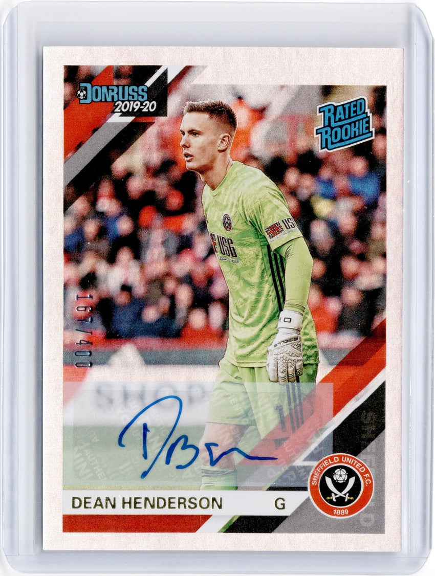 2019-20 Chronicles Soccer Dean Henderson Auto Holo 167/400