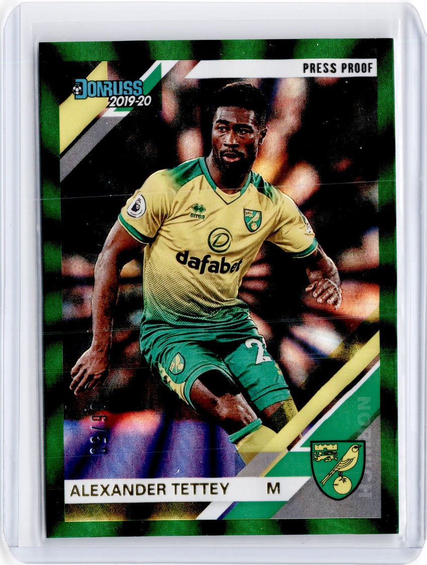 2019-20 Chronicles Soccer ALEXANDER TETTEY Green Laser 6/50-Cherry Collectables