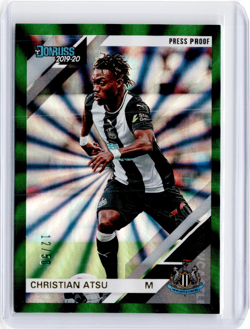 2019-20 Chronicles Soccer CHRISTIAN ATSU Green Laser 12/50-Cherry Collectables