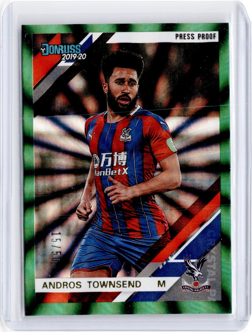 2019-20 Chronicles Soccer ANDROS TOWNSEND Green Laser 15/50-Cherry Collectables