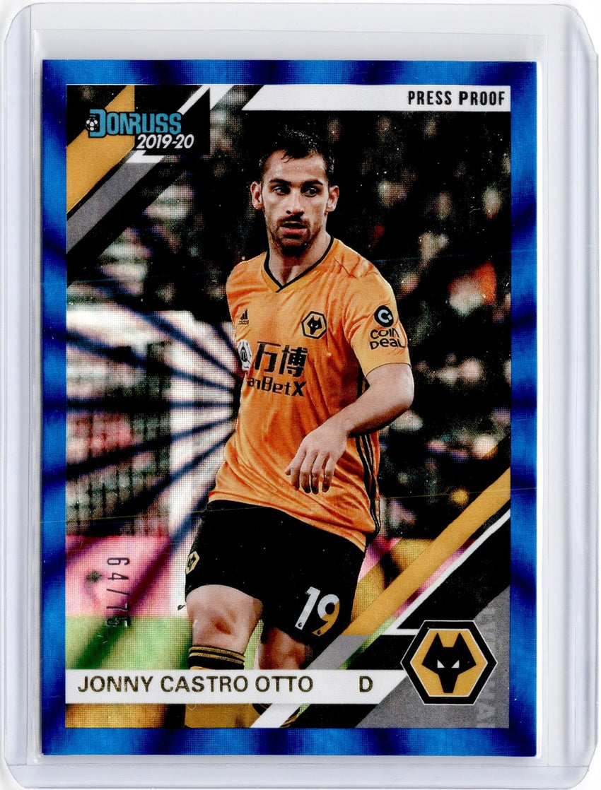 2019-20 Chronicles Soccer JONNY CASTRO OTTO Blue Laser 64/75-Cherry Collectables