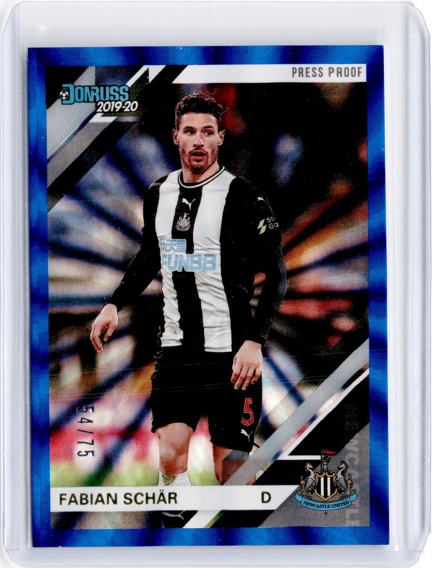 2019-20 Chronicles Soccer FABIAN SCHAR Blue Laser 54/75-Cherry Collectables