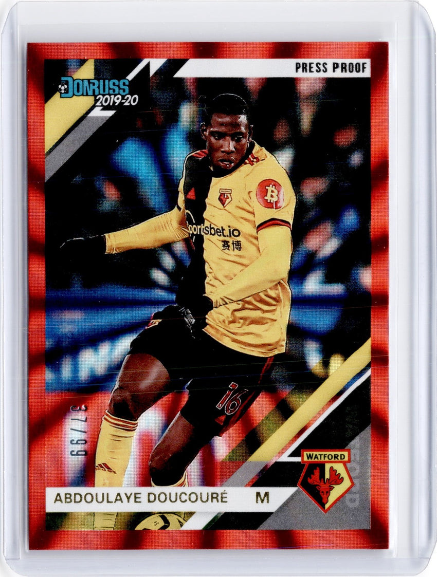 2019-20 Chronicles Soccer ABDOULAYE DOUCOURE Red Laser 37/99-Cherry Collectables