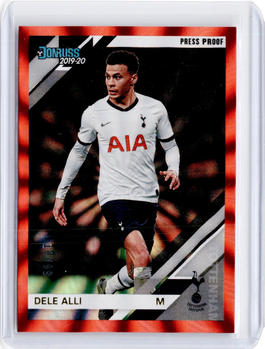 2019-20 Chronicles Soccer DELE ALLI Red Laser 10/99-Cherry Collectables