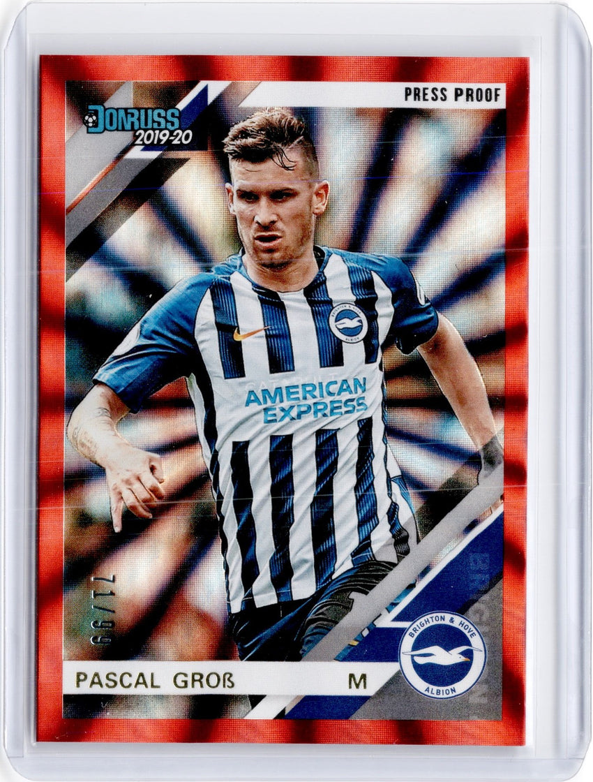 2019-20 Chronicles Soccer PASCAL GROSS Red Laser 71/99-Cherry Collectables