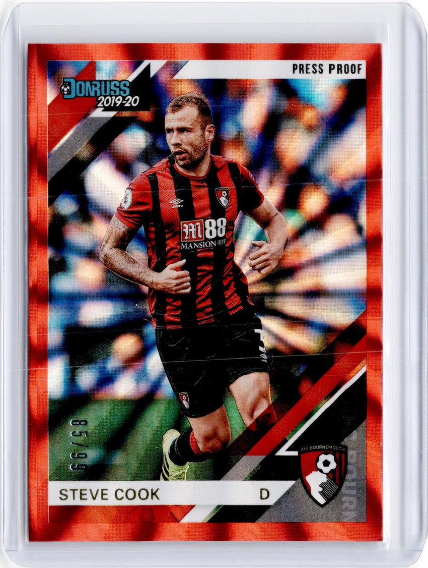 2019-20 Chronicles Soccer STEVE COOK Red Laser 85/99-Cherry Collectables