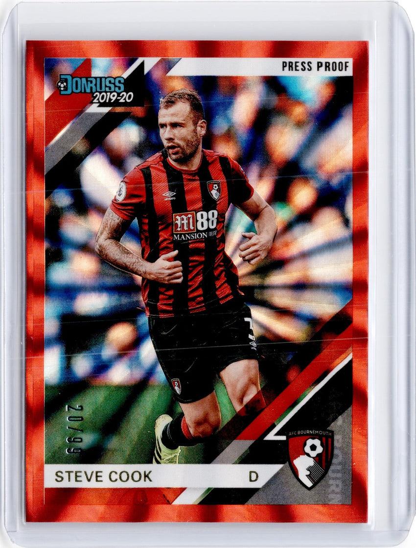 2019-20 Chronicles Soccer STEVE COOK Red Laser 20/99-Cherry Collectables