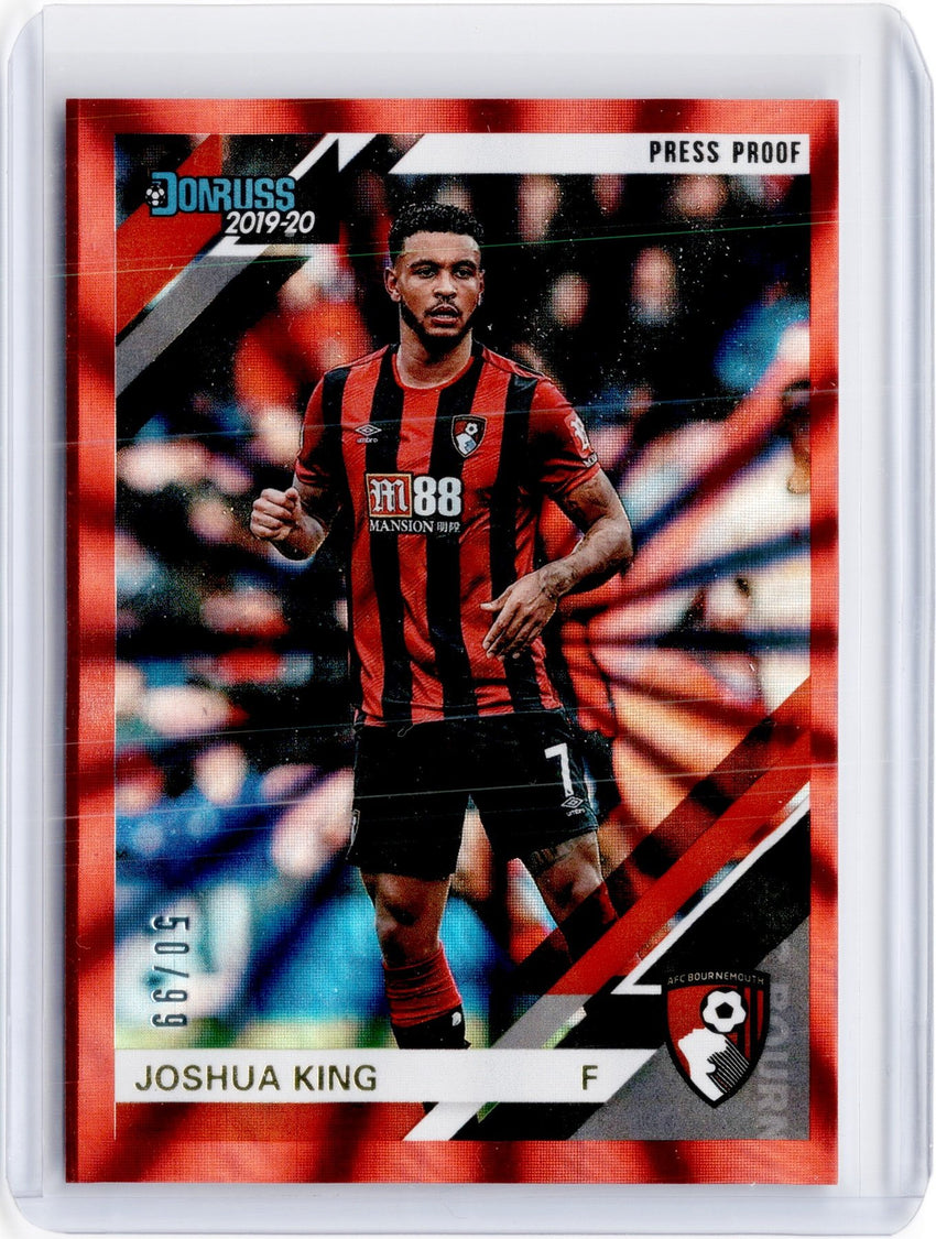 2019-20 Chronicles Soccer JOSHUA KING Red Laser 50/99-Cherry Collectables