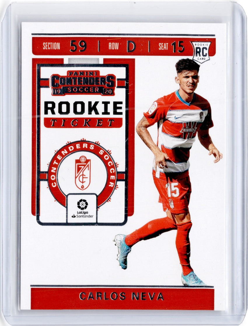2019-20 Chronicles Soccer CARLOS NEVA Contenders Rookie Ticket #2-Cherry Collectables