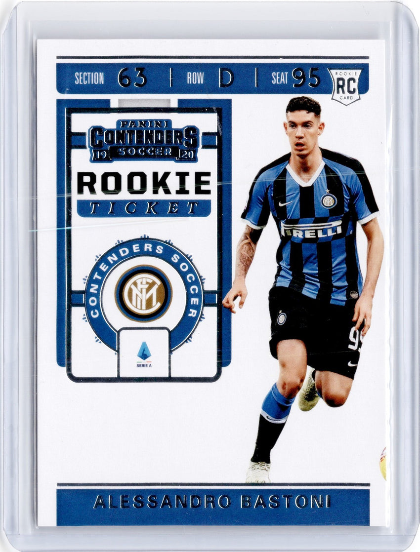 2019-20 Chronicles Soccer ALESSANDRO BASTONI Contenders Rookie Ticket #34-Cherry Collectables