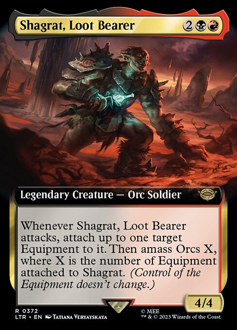EXTENDED Shagrat, Loot Bearer #372  - Rare Lord of the Rings: Tales of Middle-Earth