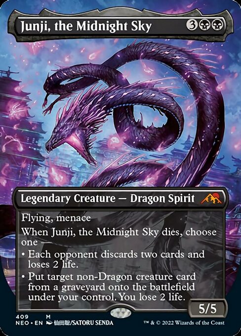 BORDERLESSJunji, the Midnight Sky 409 -  Kamigawa Neon Dynasty