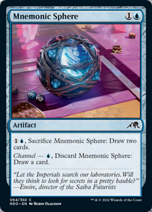 Mnemonic Sphere 64/302 -  Kamigawa Neon Dynasty CONNN
