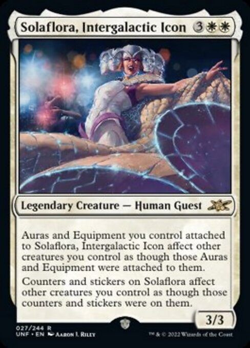 Solaflora, Intergalactic Icon 27/244  - Rare Unfinity