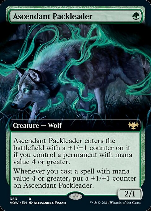Extended Ascendant Packleader - 383 - Rare Crimson Vow