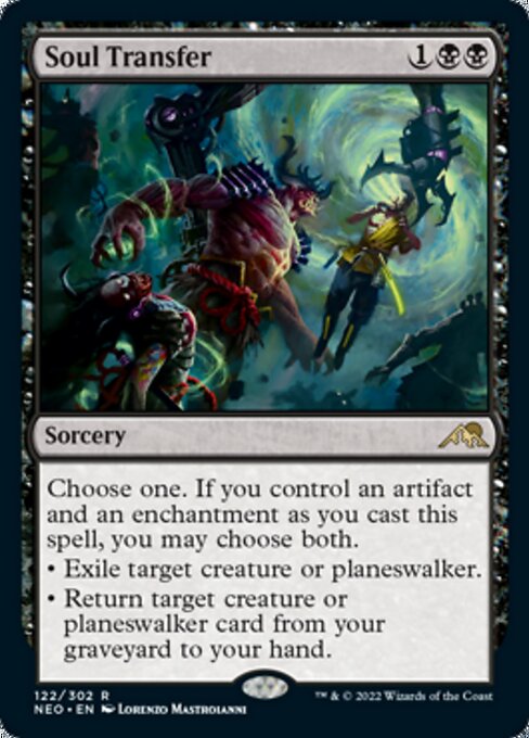 Soul Transfer 122/302 -  Kamigawa Neon Dynasty RARE