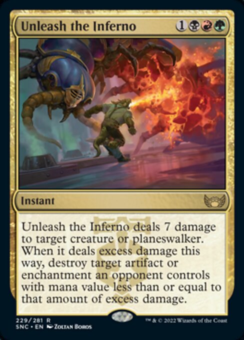 Unleash the Inferno 229/281 - Rare Streets of New Capenna