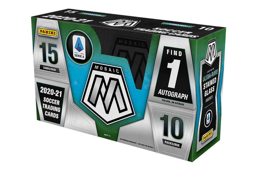 2020-21 Panini Serie A Mosaic Soccer Hobby Box-Cherry Collectables