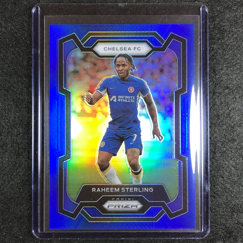 2023-24 Prizm Epl Raheem Sterling Base Blue 170/299 No 184