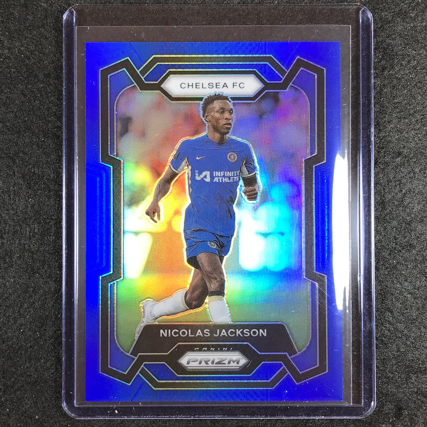 2023-24 Prizm Epl Nicolas Jackson Base Blue 214/299 No 195