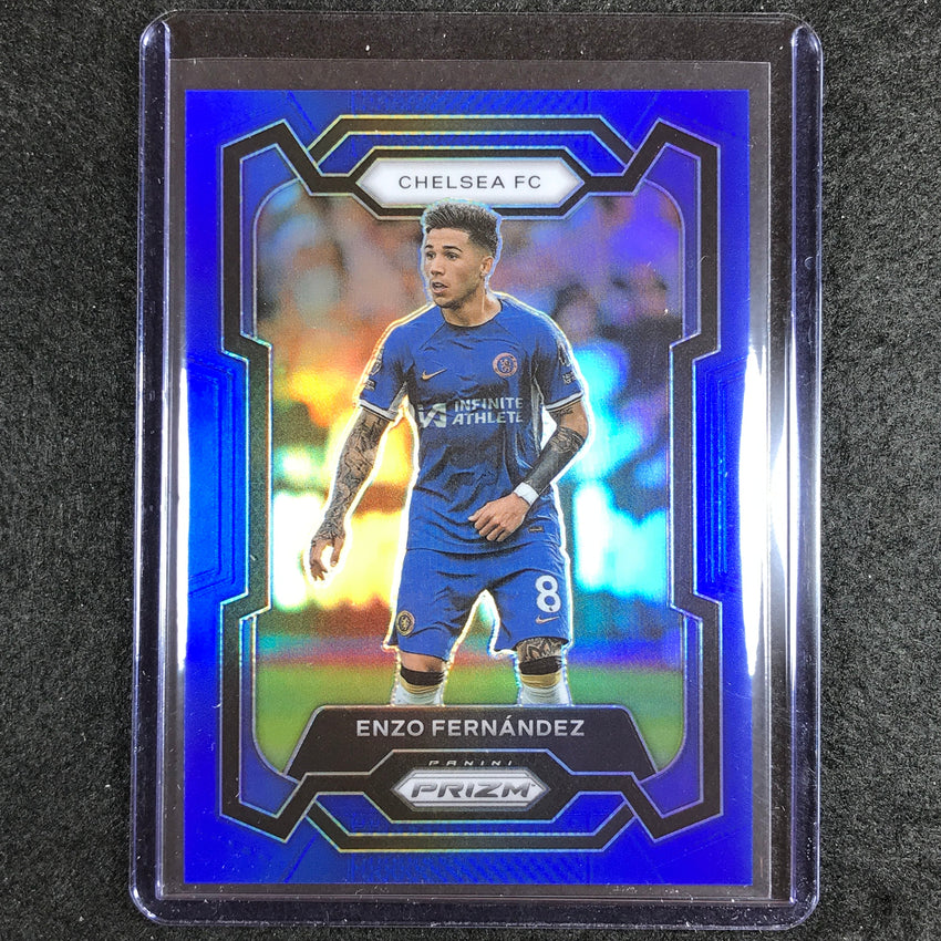2023-24 Prizm Epl Enzo Fernandez Base Blue 18/299 No 197