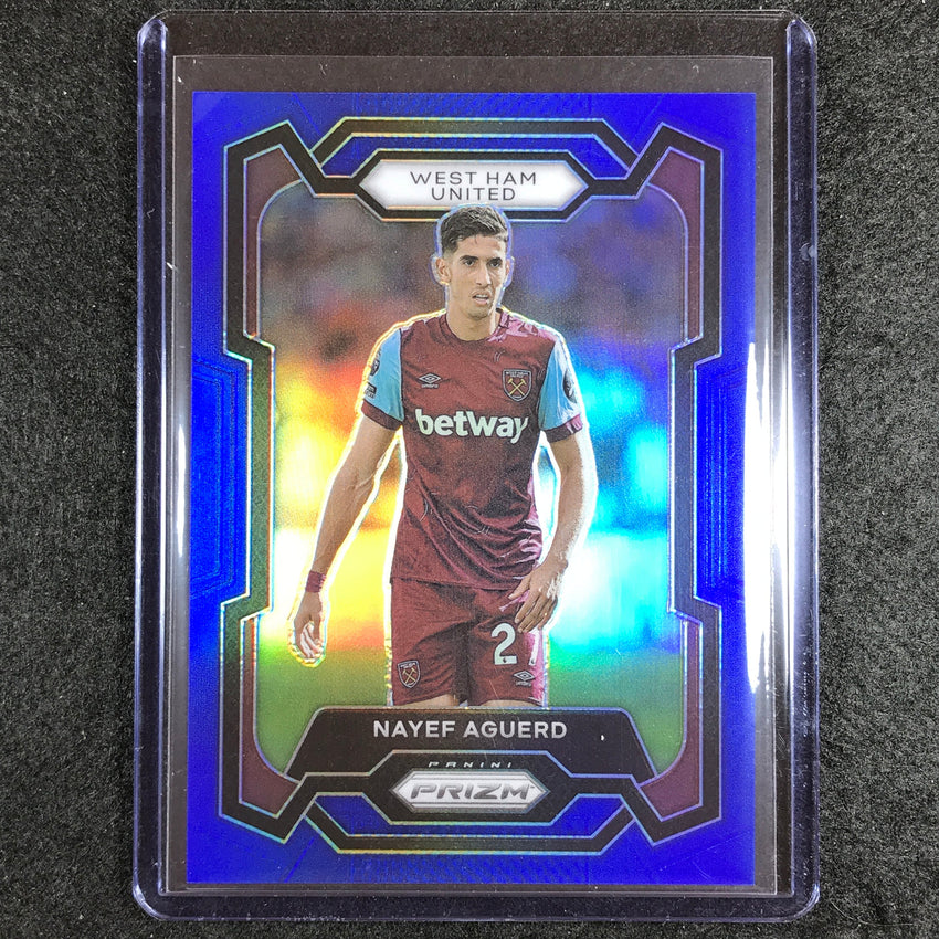 2023-24 Prizm Epl Nayef Aguerd Base Blue 36/299 #218