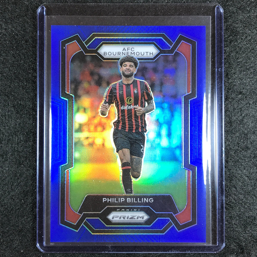 2023-24 Prizm Epl Philip Billing Base Blue 77/299 #231