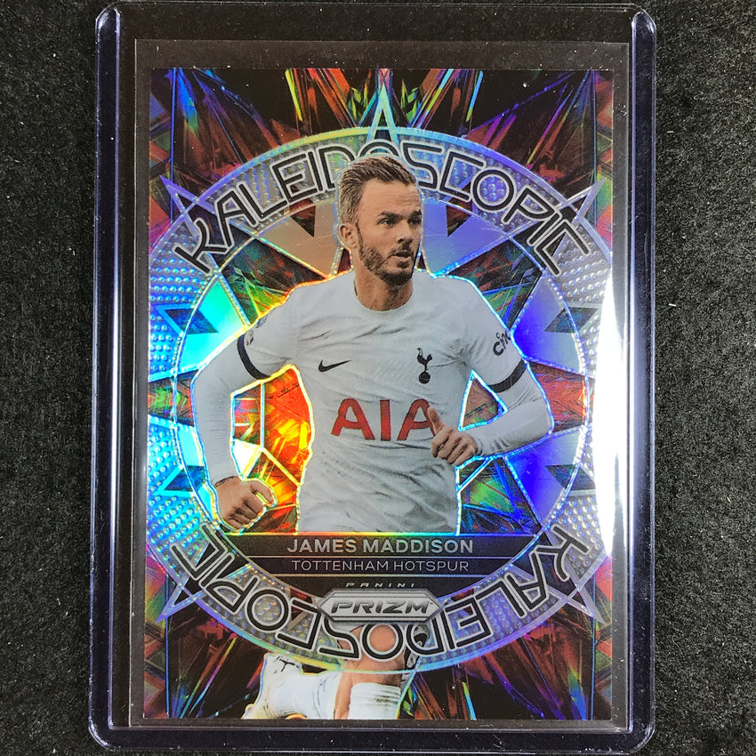 2023-24 Prizm EPL JAMES MADDISON Kaleidoscopic Silver Prizm #24