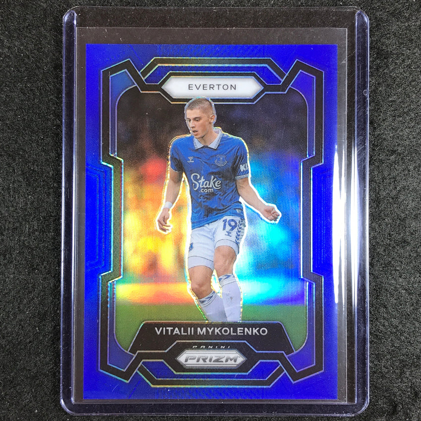 2023-24 Prizm Epl Vitalii Mykolenko Base Blue 240/299 #258