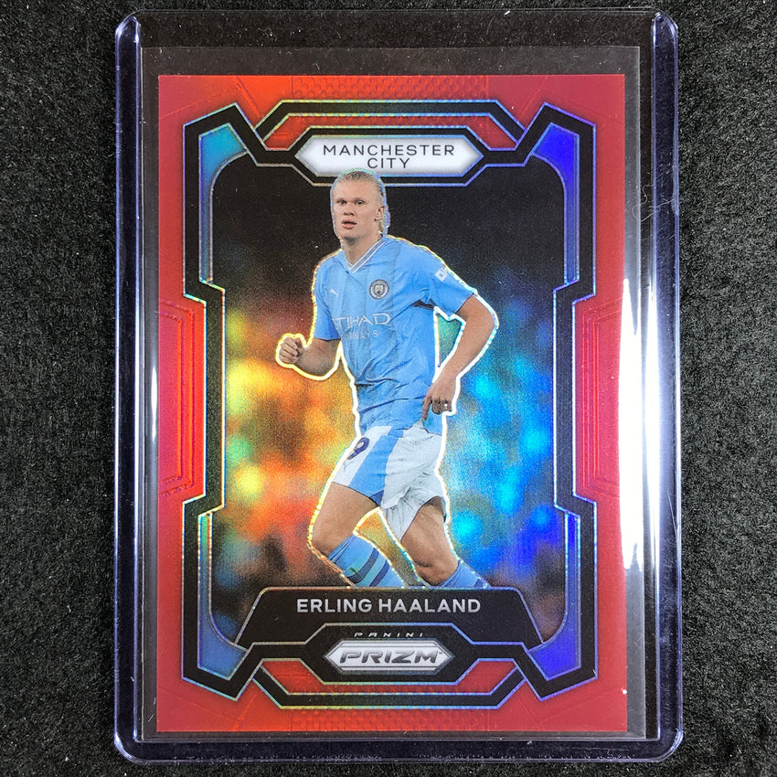 2023-24 Prizm Epl Erling Haaland Base Red 150/199 No 3