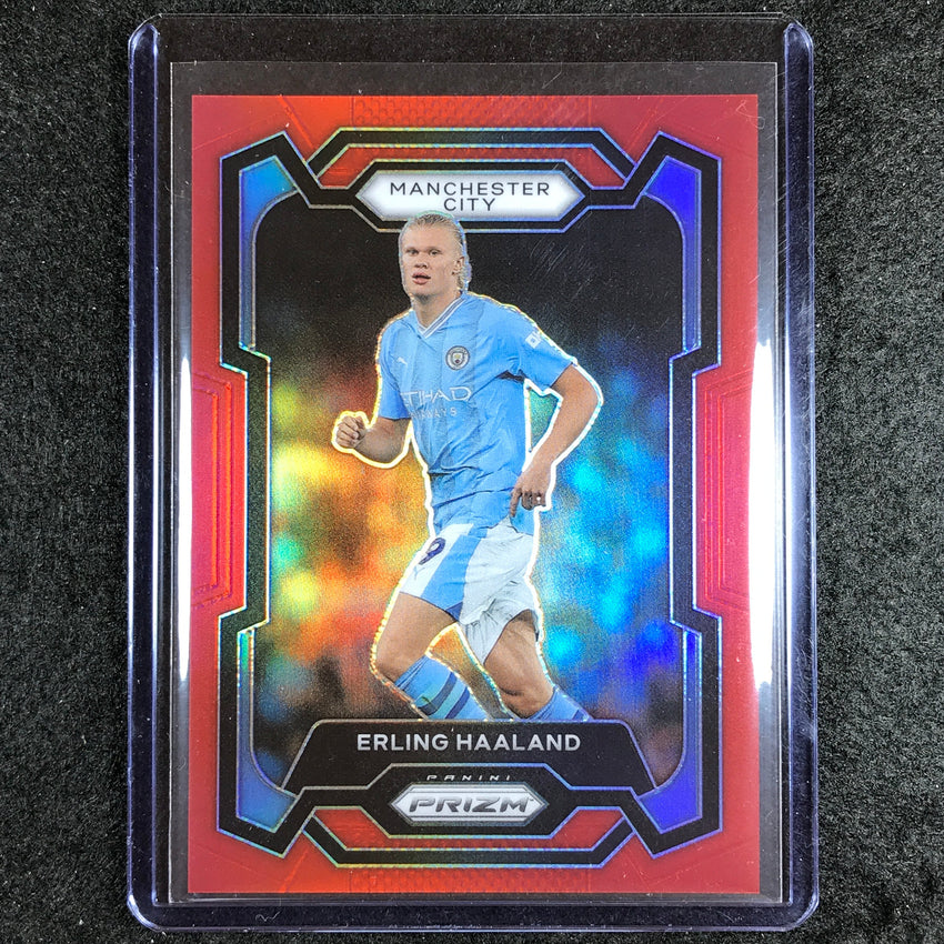 2023-24 Prizm Epl Erling Haaland Base Red 162/199 #3