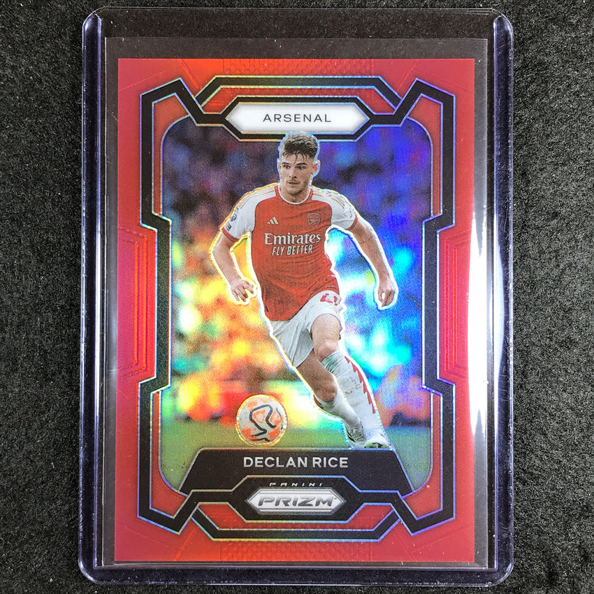 2023-24 Prizm Epl Declan Rice Base Red 3/199 No 23