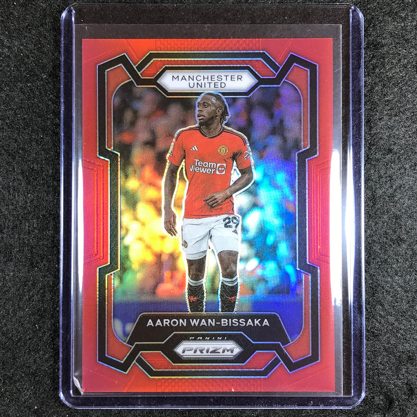 2023-24 Prizm Epl Aaron Wan-bissaka Base Red 119/199 #54